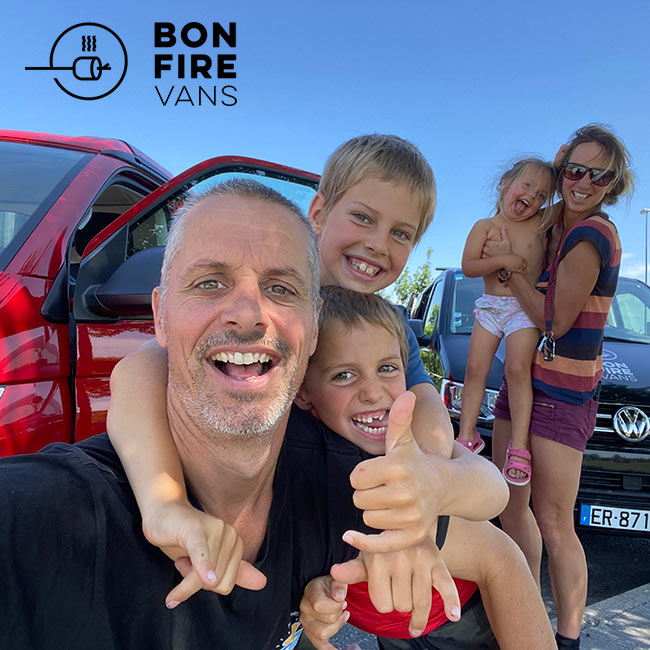 About Bonfire Vans - the Bonfire family in the Alps