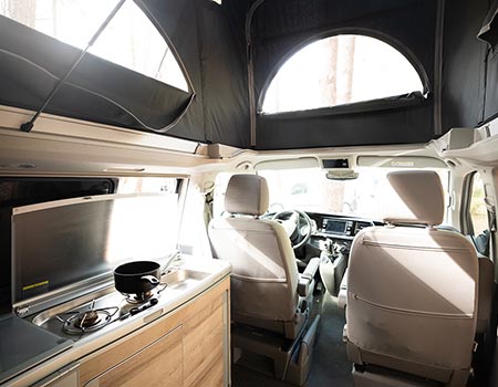 VW Campervan Campervan, Inside Rear